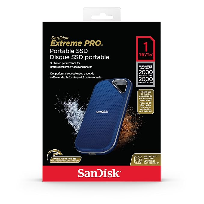 SSD SANDISK EXTREME PRO 2000MB E81 1TB