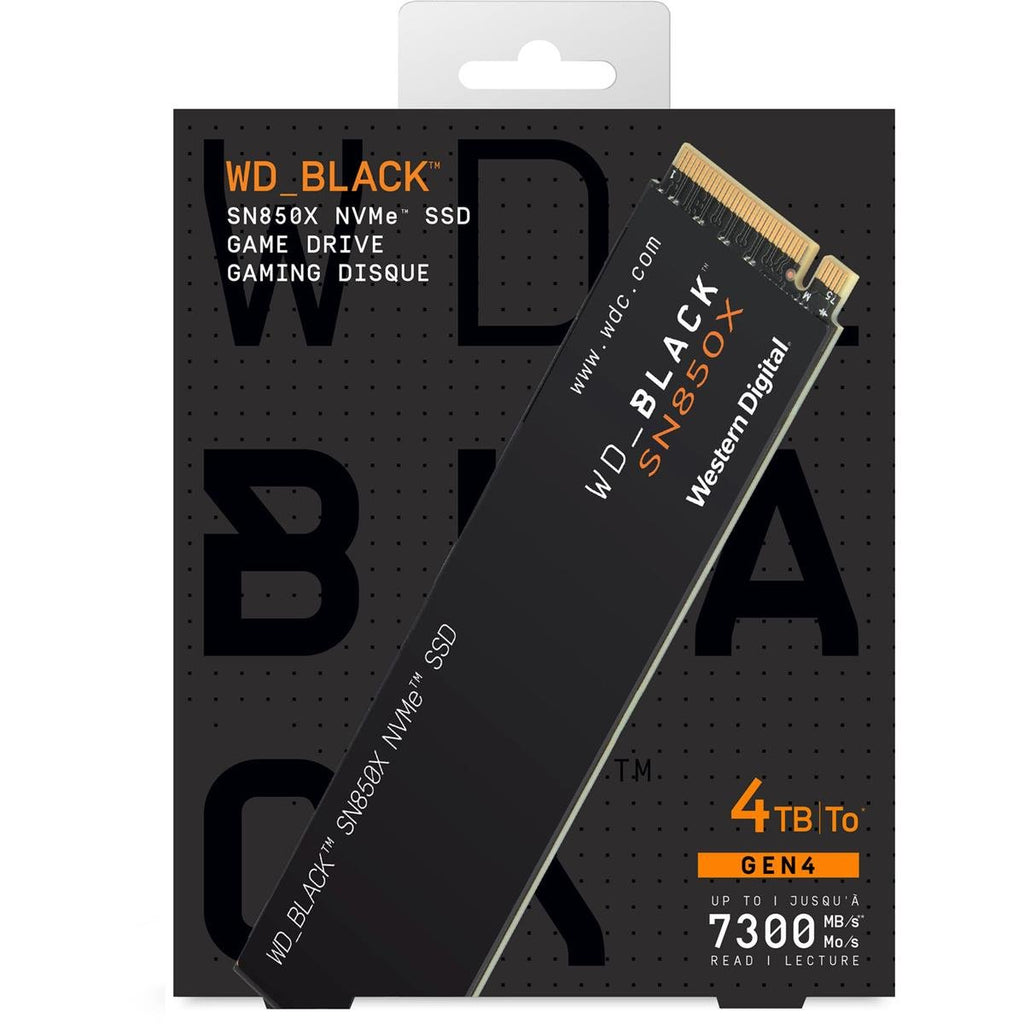 SSD WD BLACK SN850X NVME 4TB
