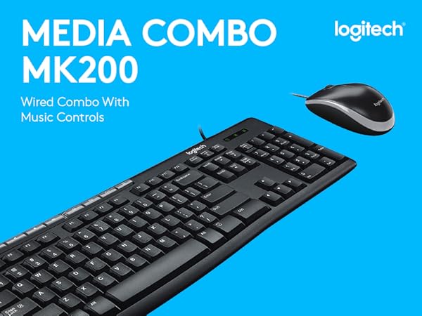 LOGITECH WIRED COMBO MK200