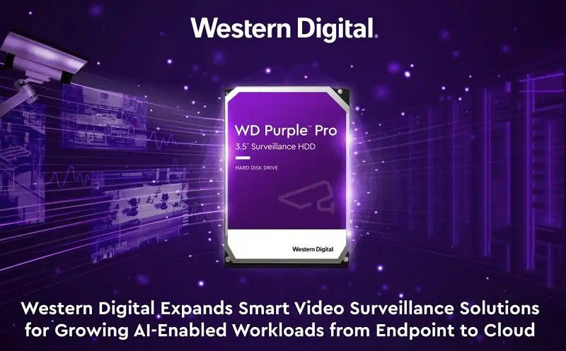 WESTERN DIGITAL 6TB PURPLE SURVEILLANCE HARD DRIVE